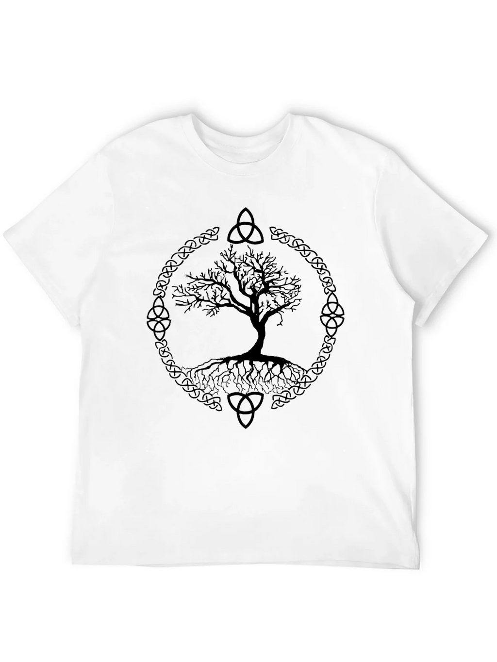 Celtic Tree of Life Graphic Tee - Unisex Black T-Shirt product image 11