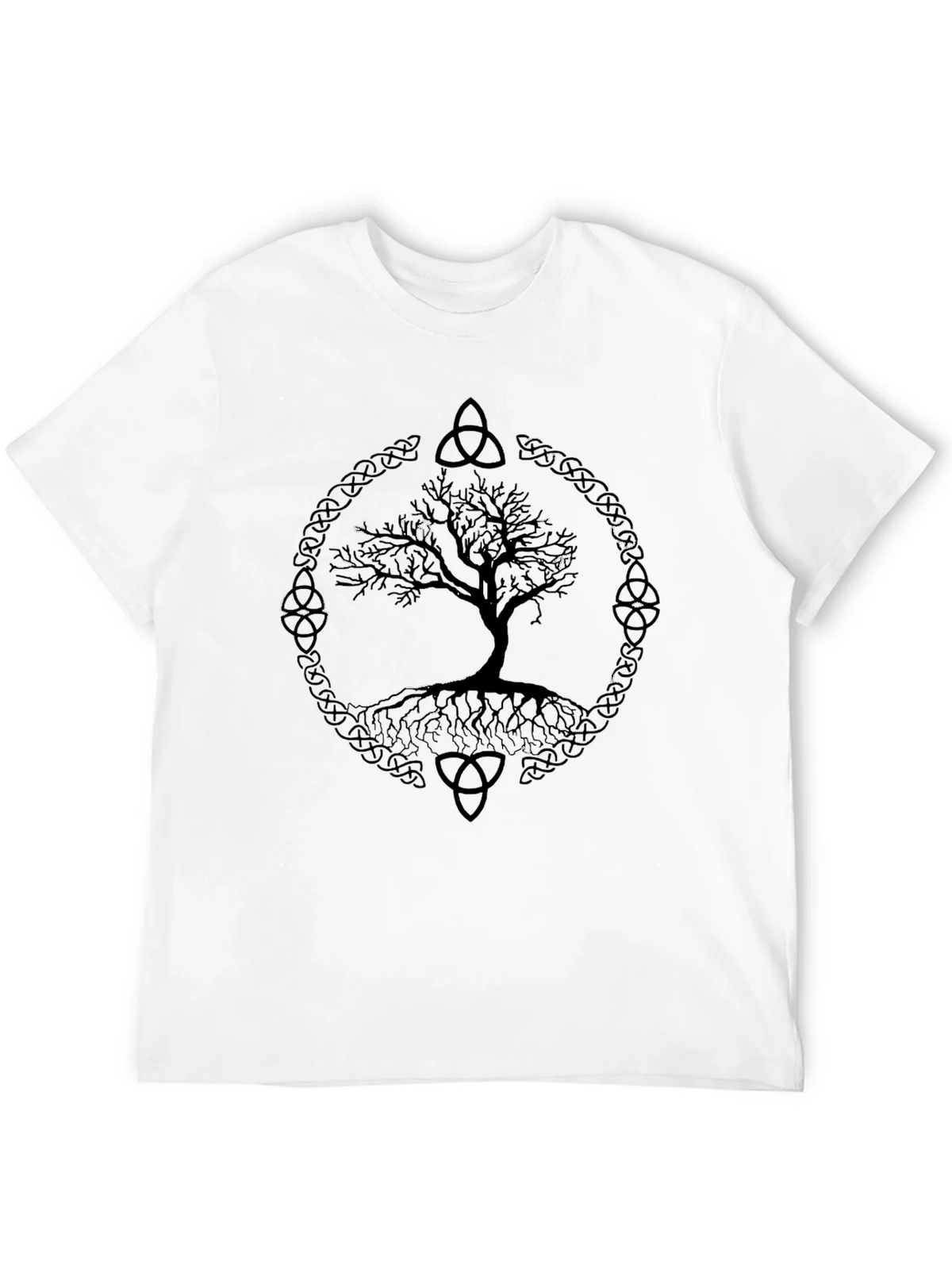 Celtic Tree of Life Graphic Tee - Unisex Black T-Shirt product image 11