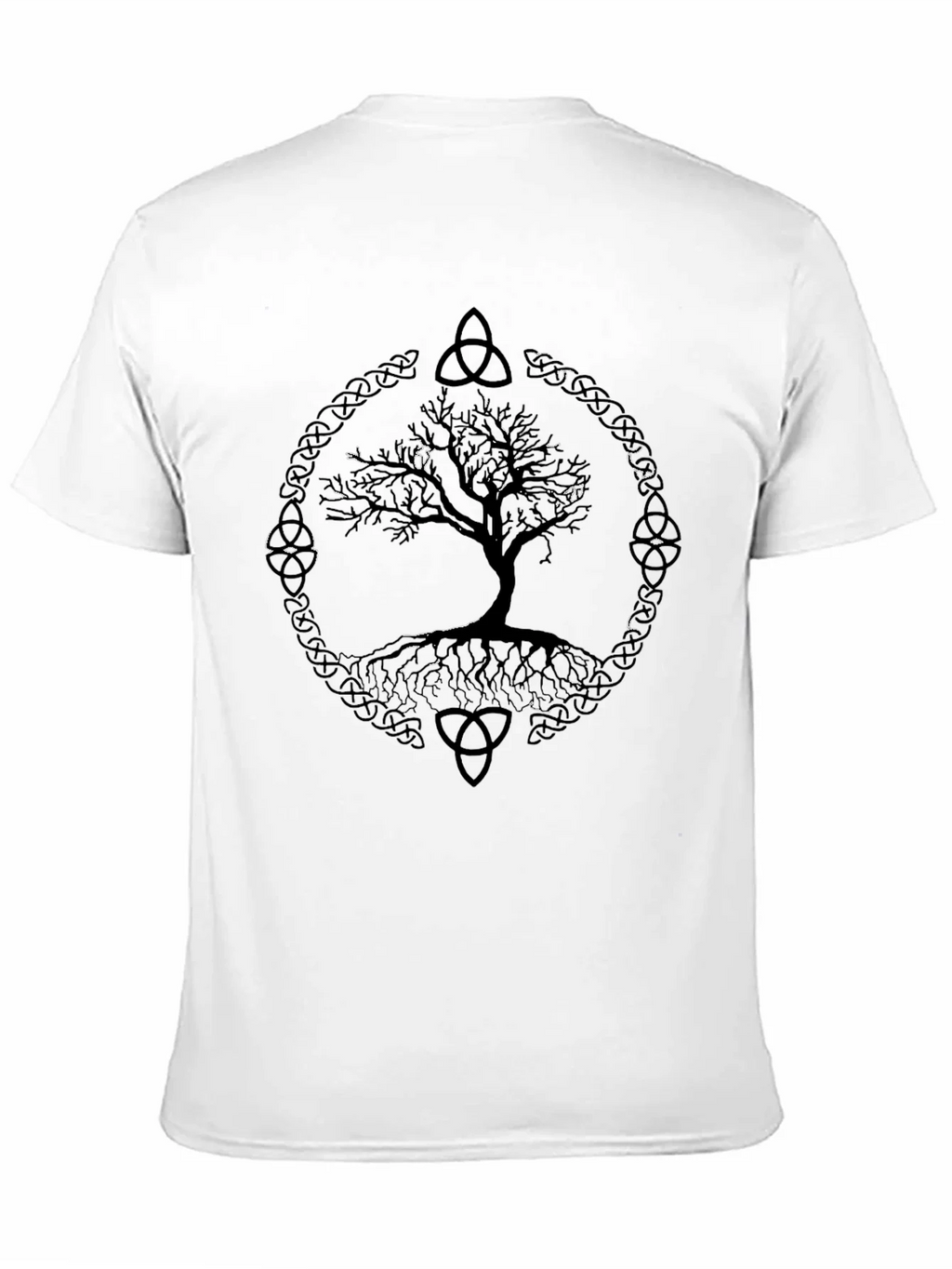 Celtic Tree of Life Graphic Tee - Unisex Black T-Shirt product image 10