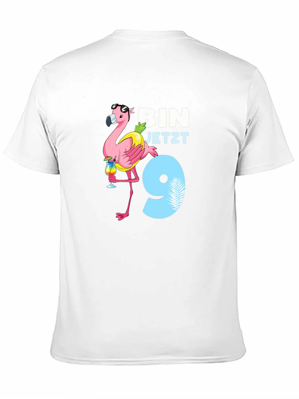 Flamingo Birthday Boy T-Shirt - Im 9! product image 9