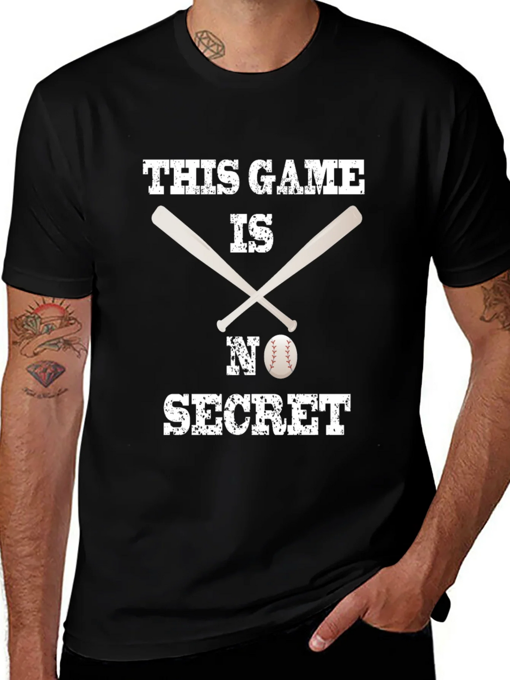 Baseball Game Secret Graphic T-Shirt product image 1