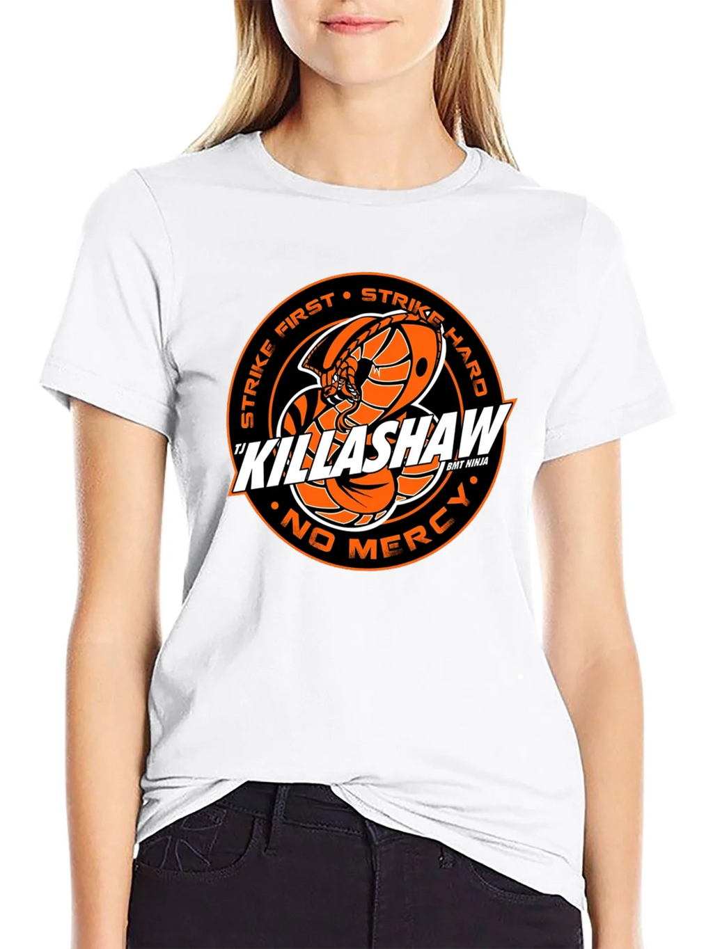 Cobra Kai Killashaw T-Shirt - Strike First Hard No Mercy product image 5