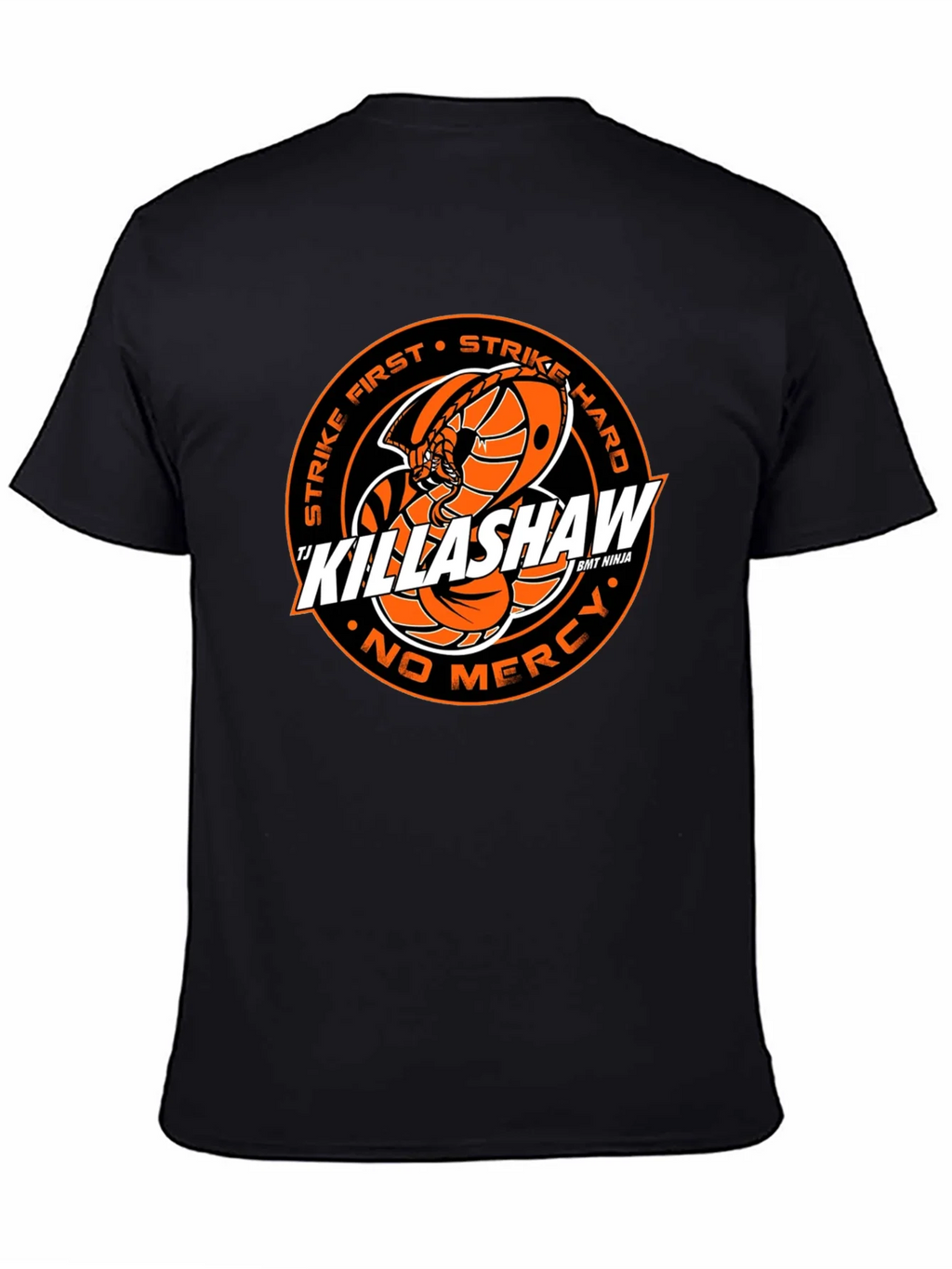 Cobra Kai Killashaw T-Shirt - Strike First Hard No Mercy product image 2