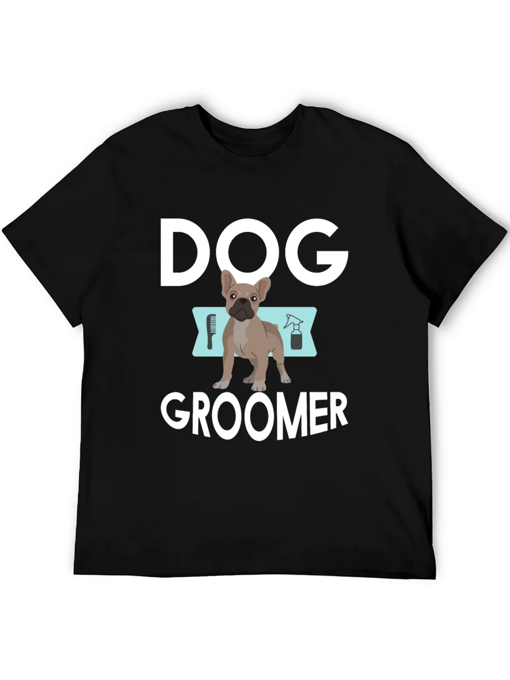 Dog Groomer T-Shirt - Unisex Black Cotton Tee product image 3