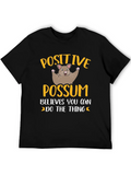 Positive Possum T-Shirt - Believes You Can Do The Thing product image 1