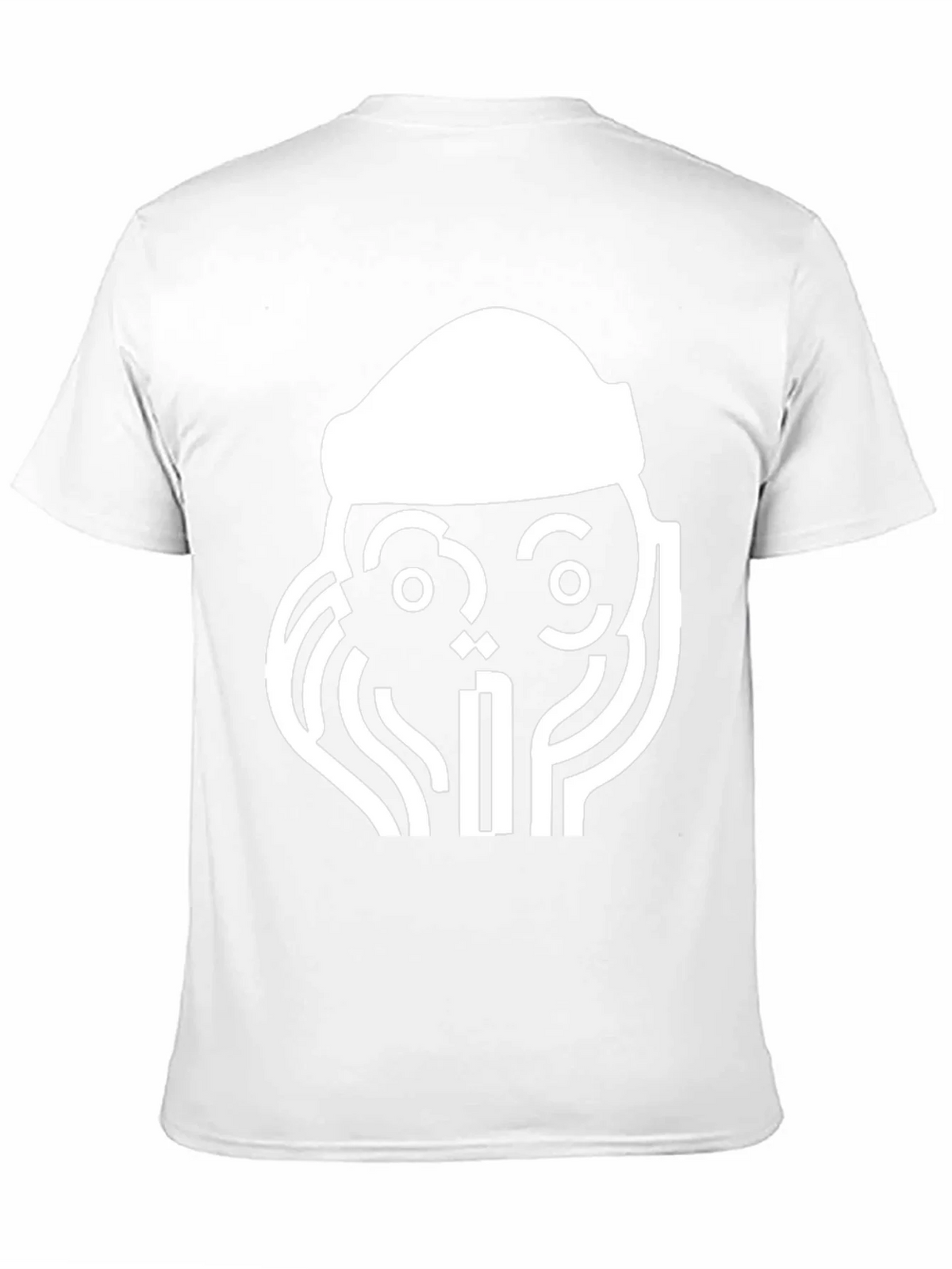 Abstract Graphic Print Tee - Black product image 8