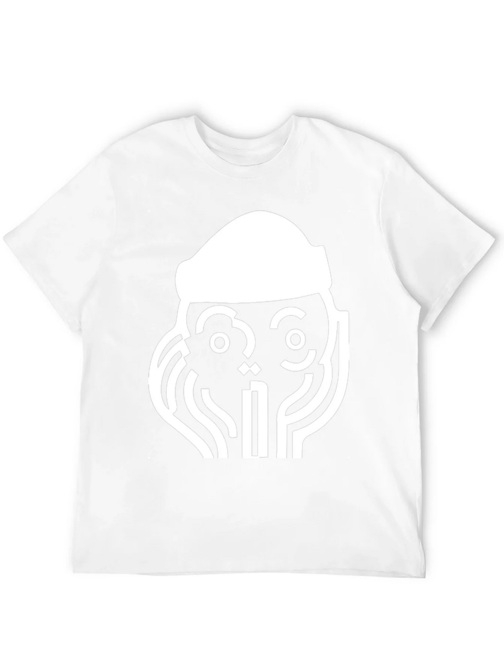 Abstract Graphic Print Tee - Black product image 9
