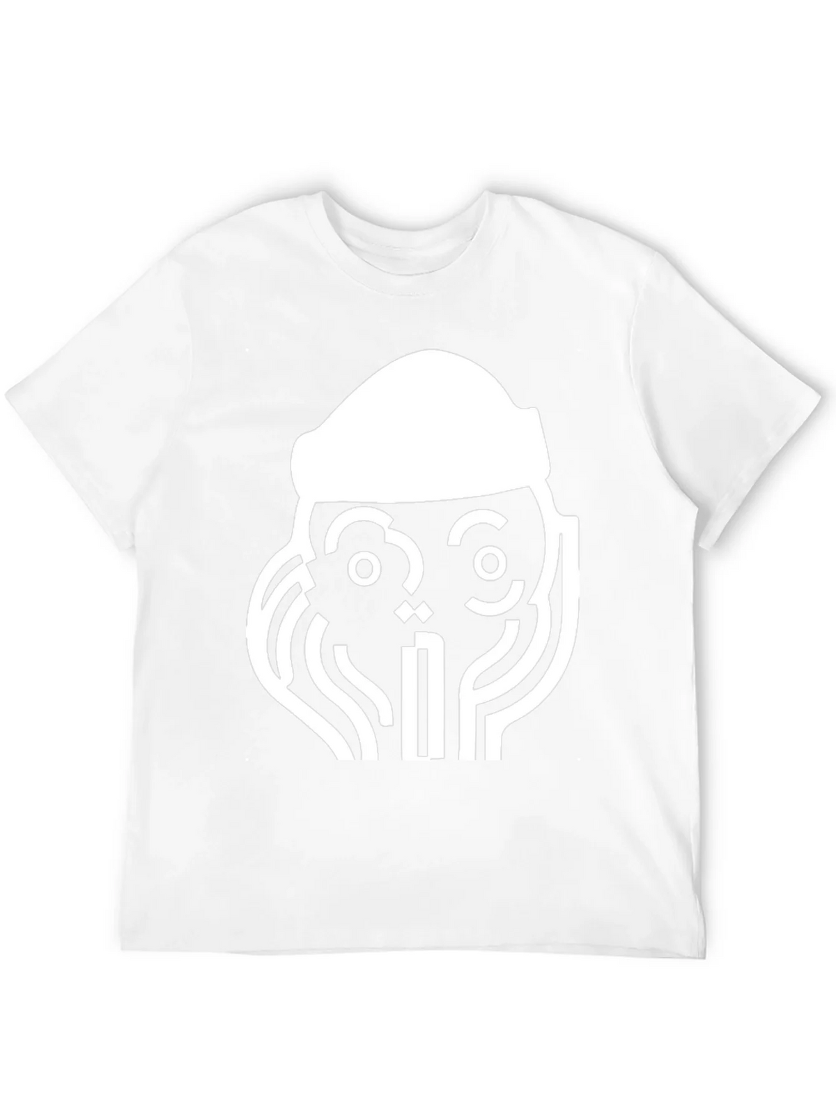Abstract Graphic Print Tee - Black product image 9