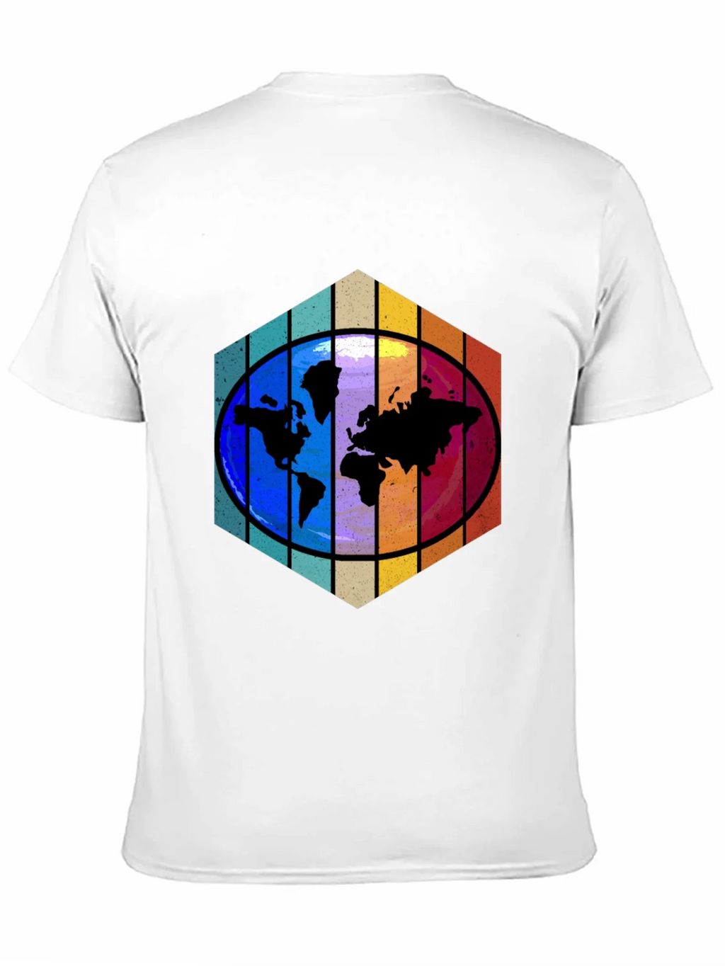 World Map Graphic Tee - Black product image 10