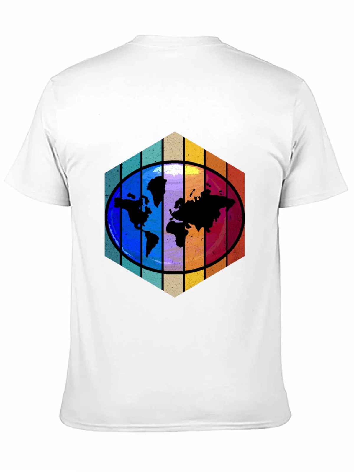 World Map Graphic Tee - Black product image 10
