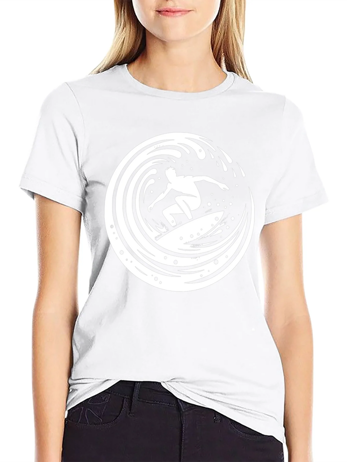 Surfer Graphic Tee - Ride the Wave in Style! product image 7