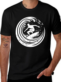 Surfer Graphic Tee - Ride the Wave in Style! product image 1