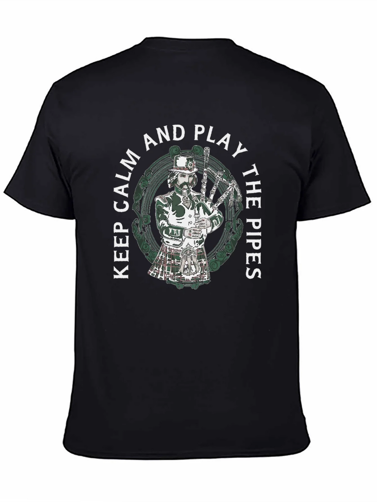 Keep Calm and Play the Pipes T-Shirt product image 4