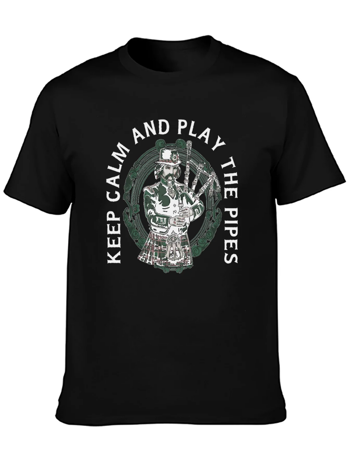 Keep Calm and Play the Pipes T-Shirt product image 3