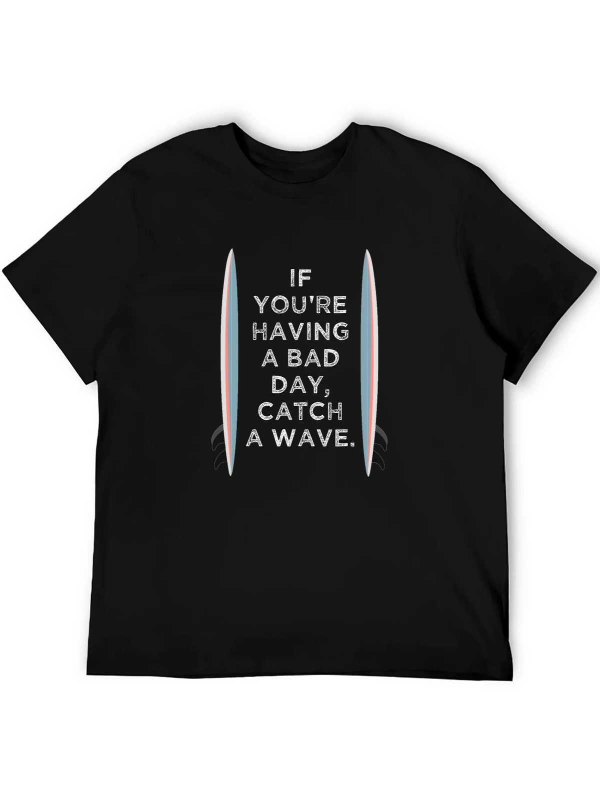 Catch a Wave Graphic Tee - Surfboard Design product image 5