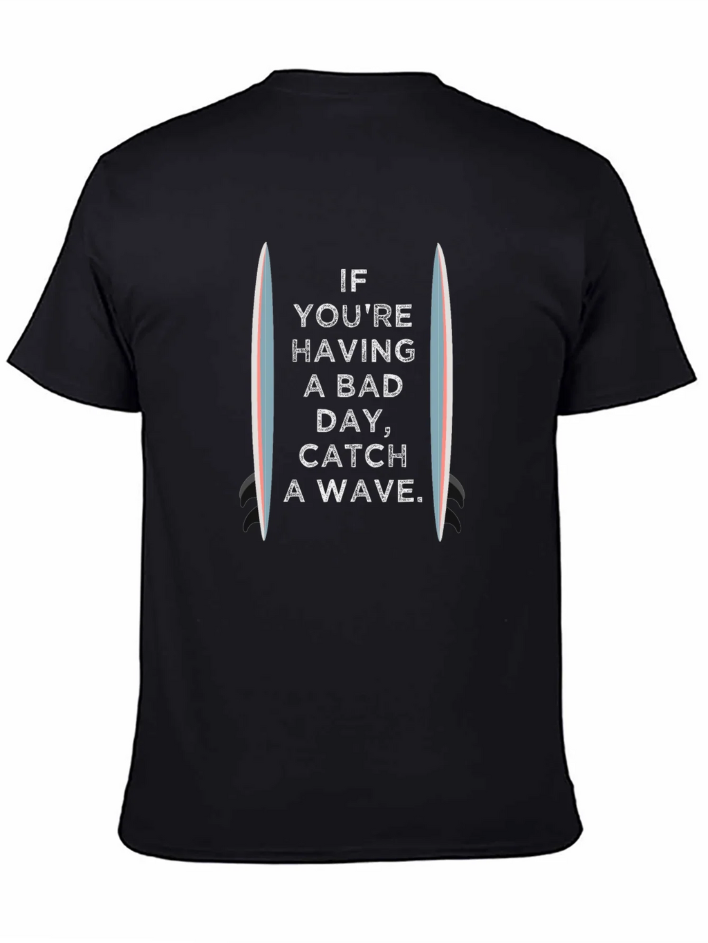 Catch a Wave Graphic Tee - Surfboard Design product image 4