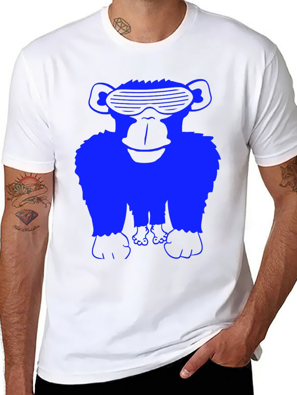 Cool Ape Graphic T-Shirt - Black product image 7