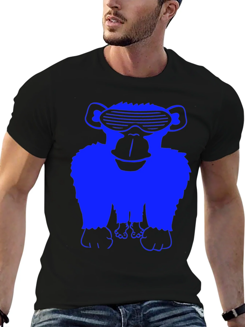 Cool Ape Graphic T-Shirt - Black product image 6