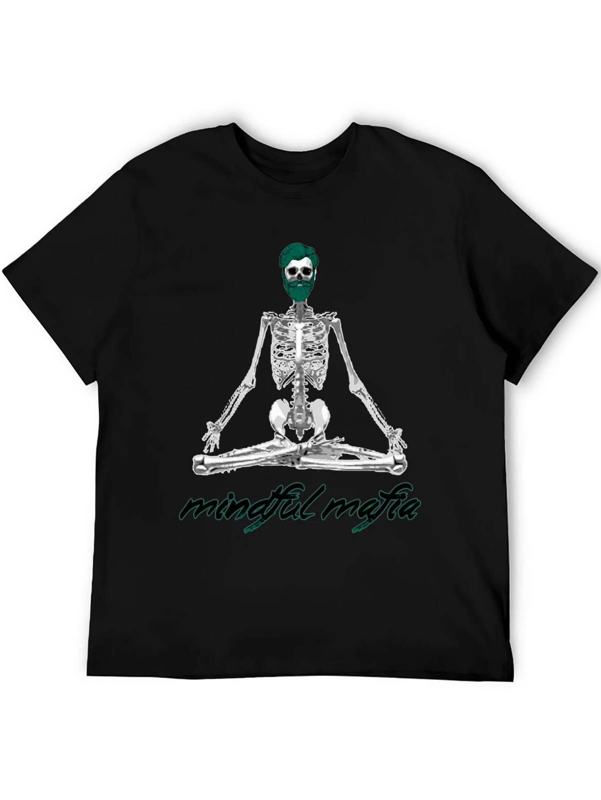 Mindful Mafia Skeleton Graphic Tee product image 5