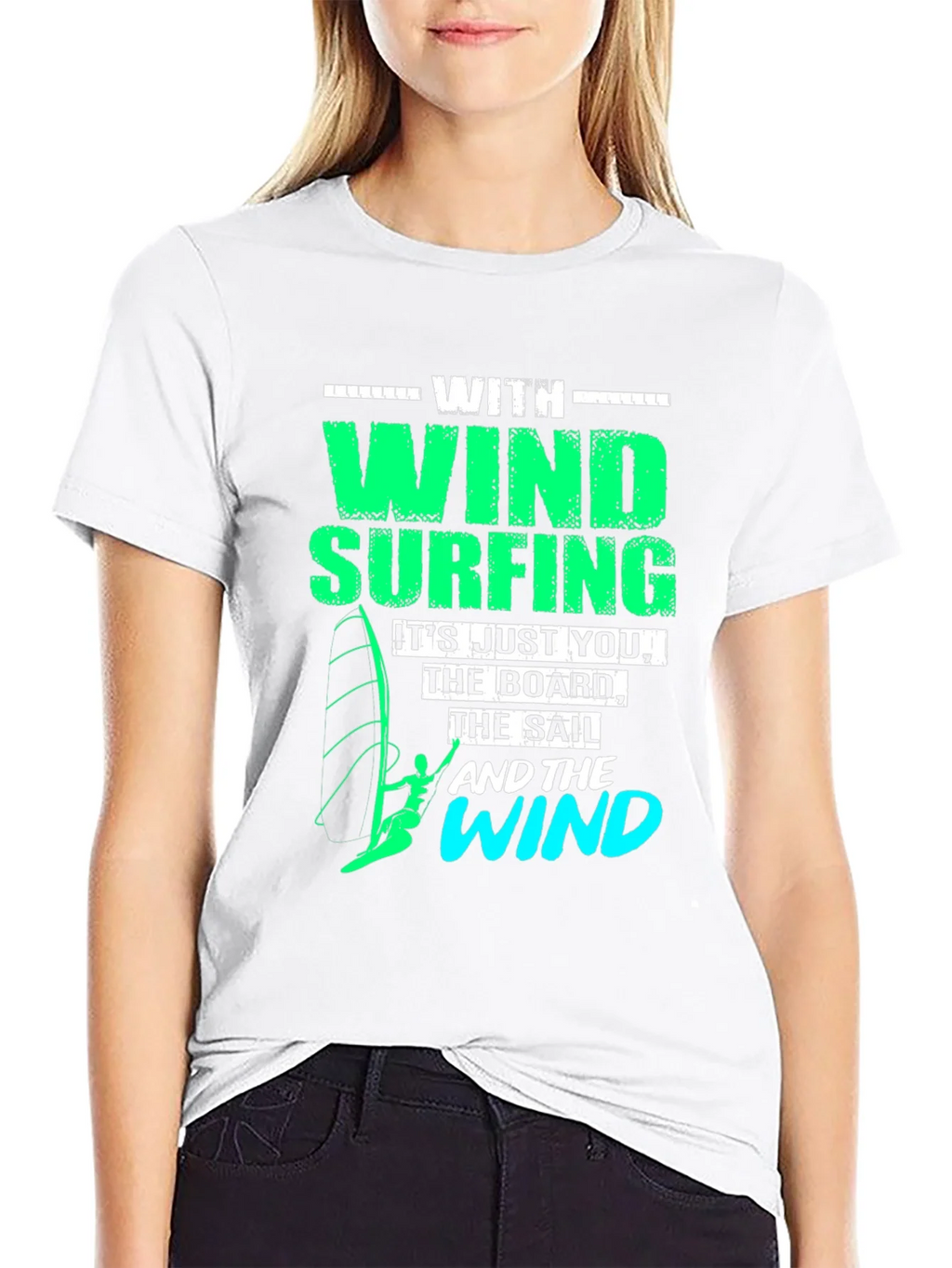 Windsurfing T-Shirt: Just You The Board & Wind product image 8