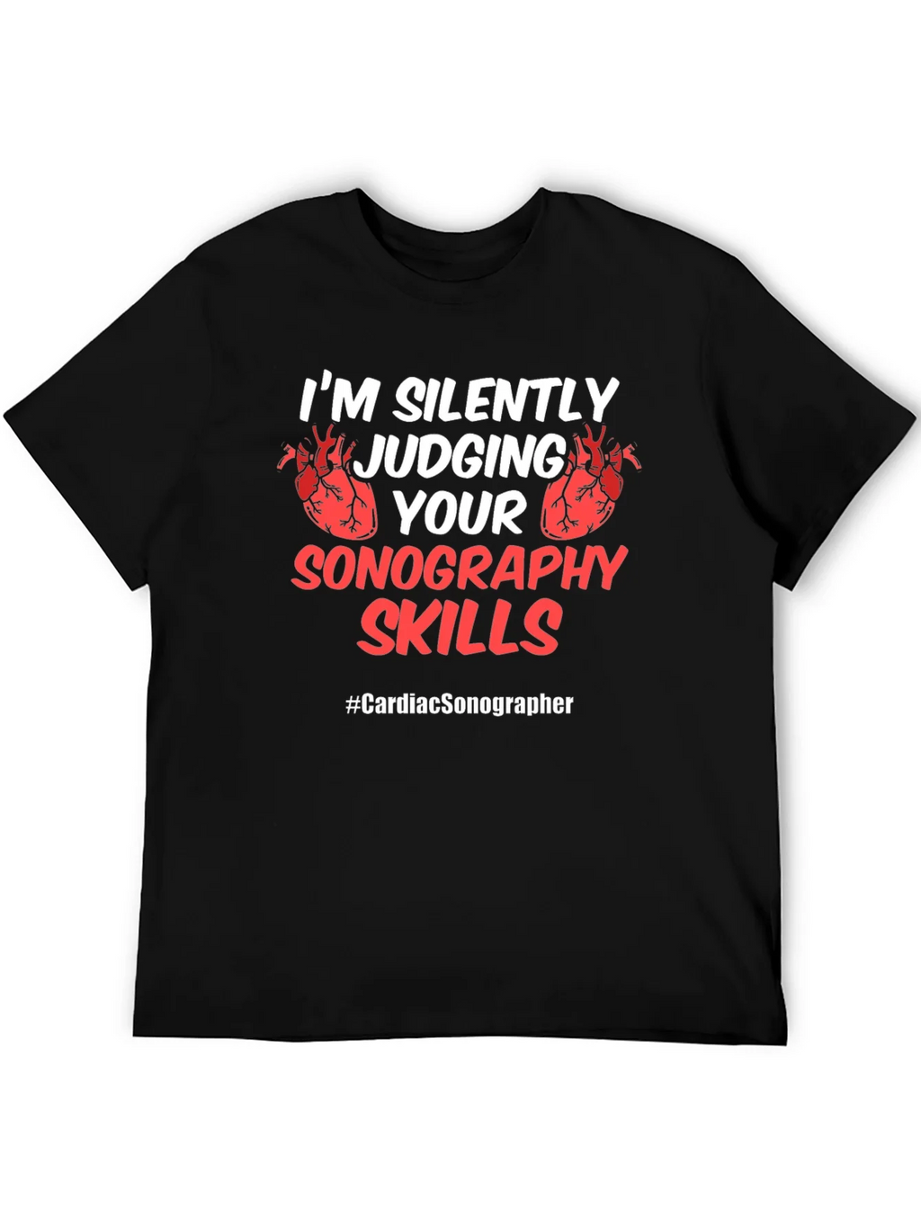 Cardiac Sonographer Novelty T-Shirt product image 5