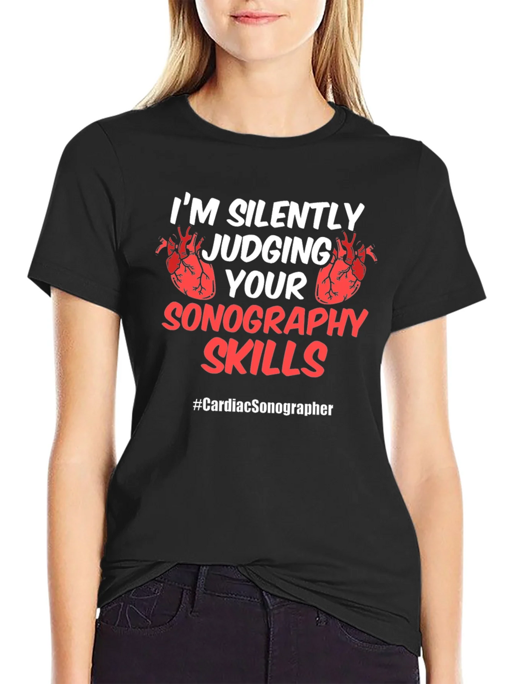Cardiac Sonographer Novelty T-Shirt product image 2