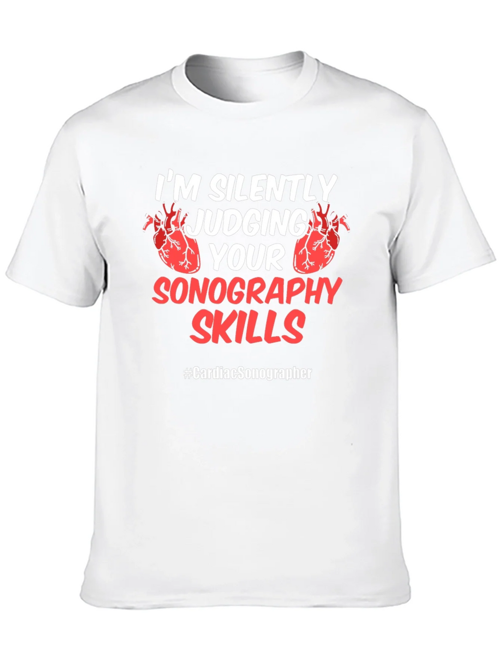 Cardiac Sonographer Novelty T-Shirt product image 9