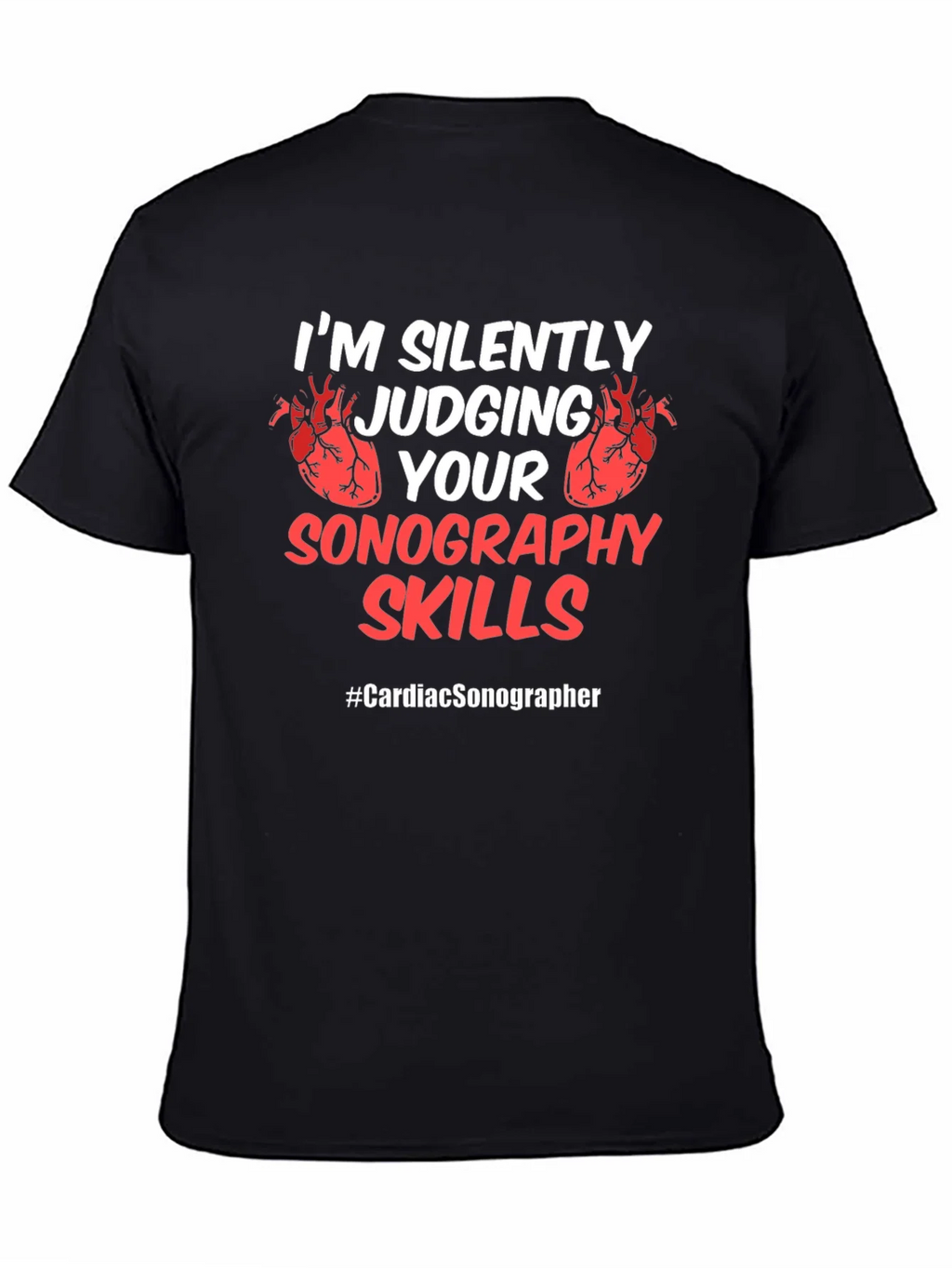 Cardiac Sonographer Novelty T-Shirt product image 4