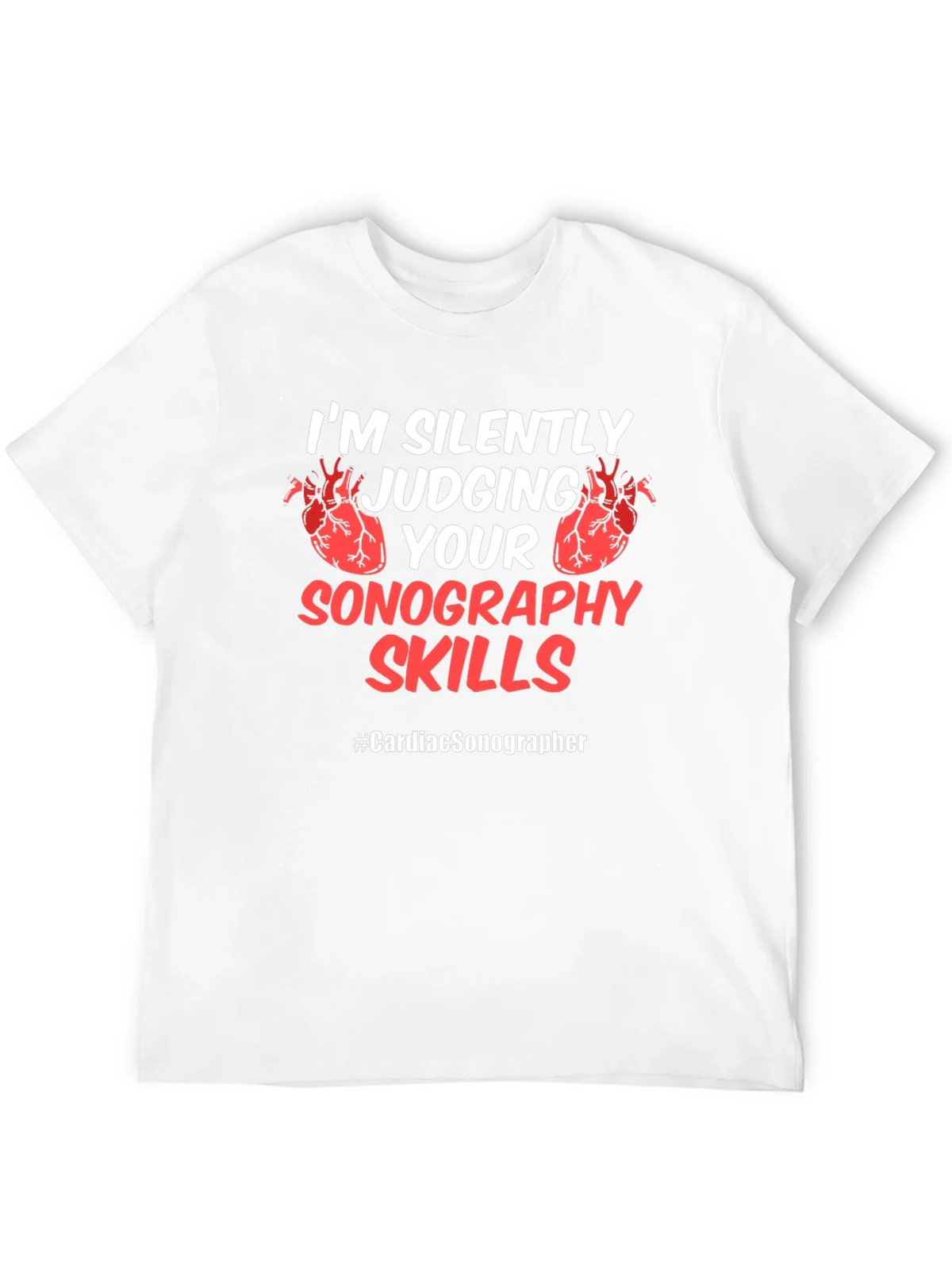 Cardiac Sonographer Novelty T-Shirt product image 11