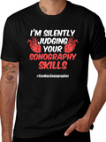 Cardiac Sonographer Novelty T-Shirt product image 1