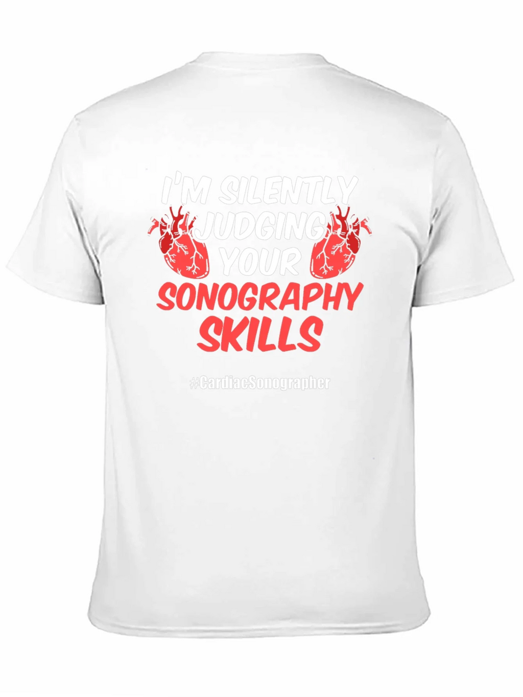 Cardiac Sonographer Novelty T-Shirt product image 10