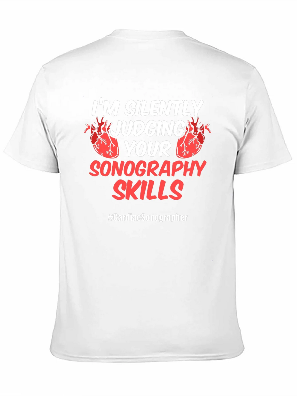 Cardiac Sonographer Novelty T-Shirt product image 10