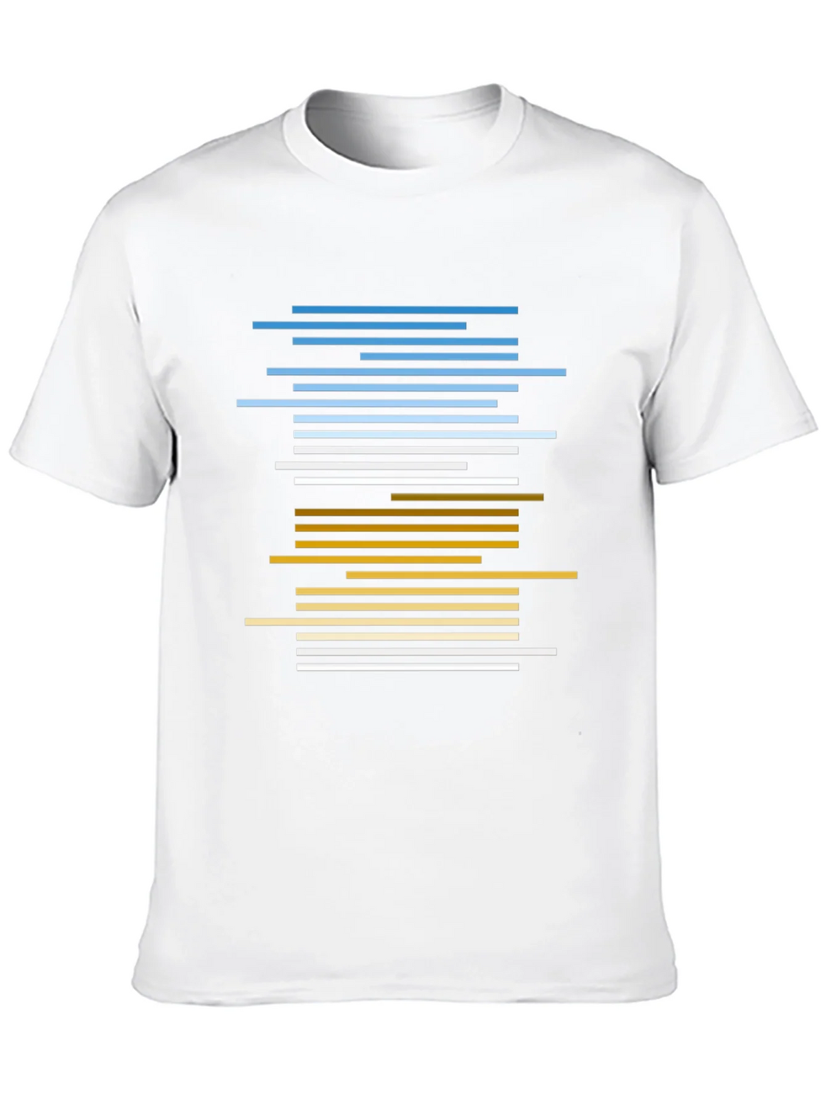 Abstract Striped Graphic Tee - Casual Black T-Shirt product image 9