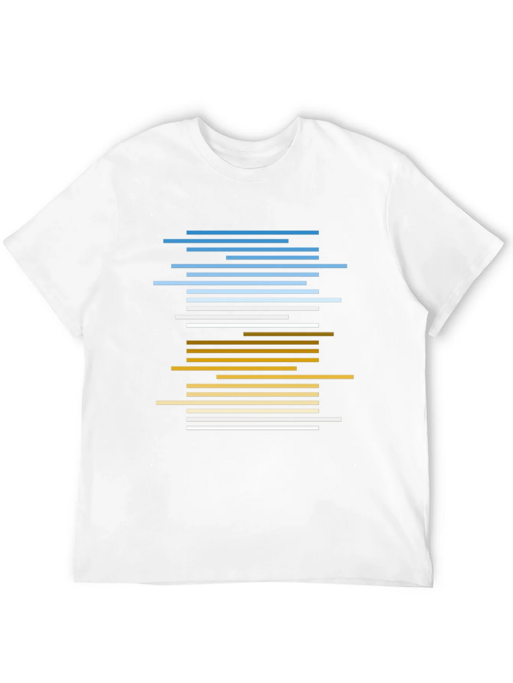 Abstract Striped Graphic Tee - Casual Black T-Shirt product image 11