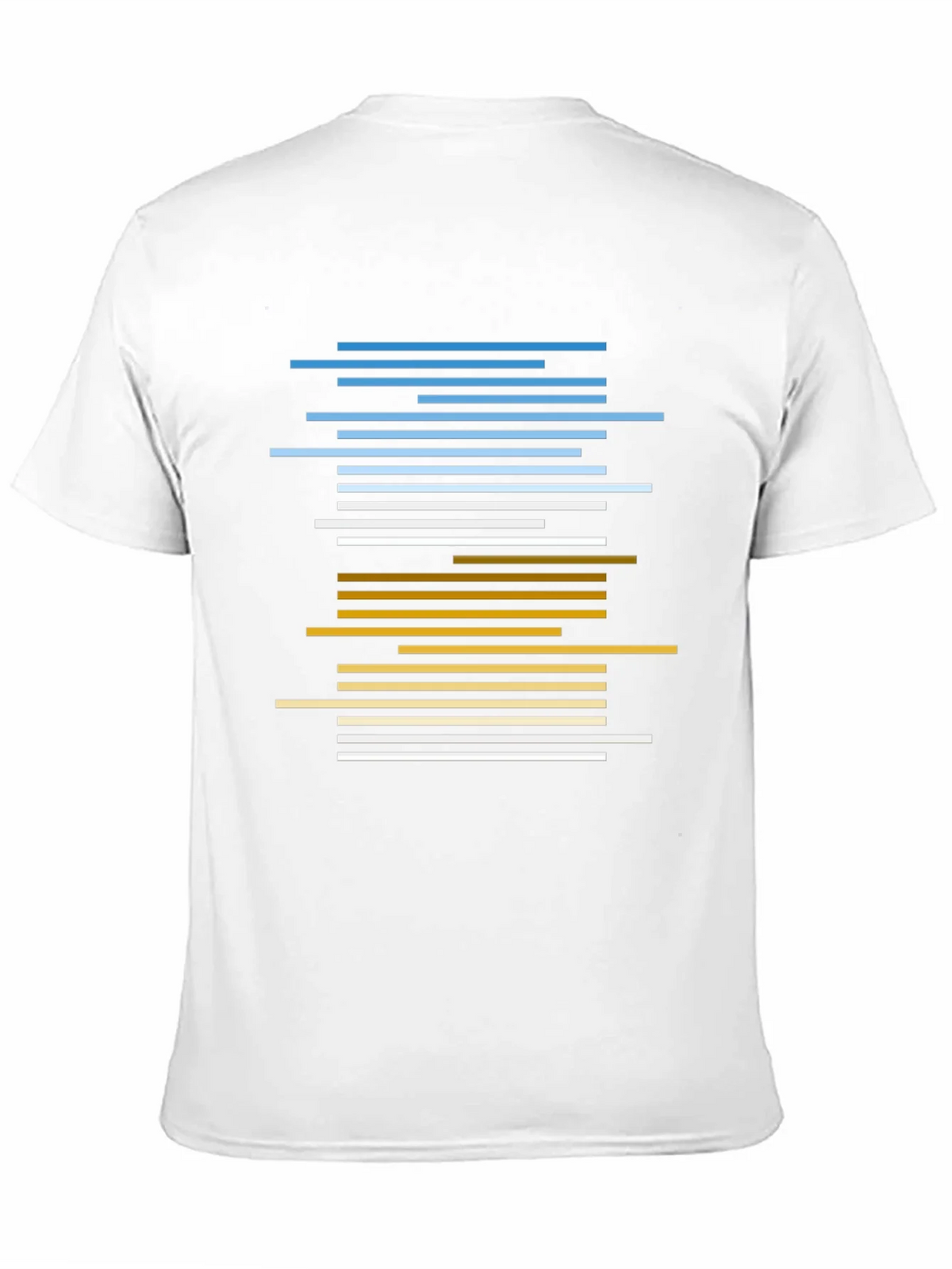 Abstract Striped Graphic Tee - Casual Black T-Shirt product image 10