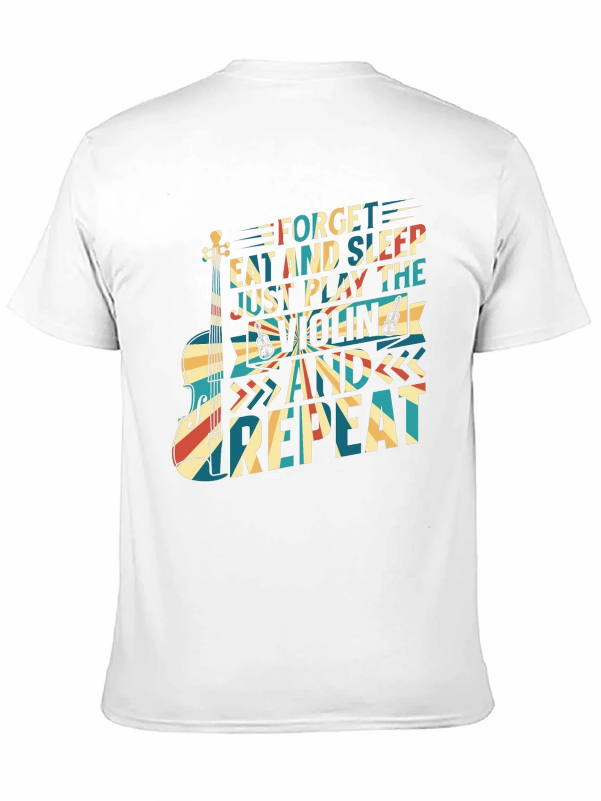 Violin Player T-Shirt Forget Eat Sleep Just Play Repeat product image 4