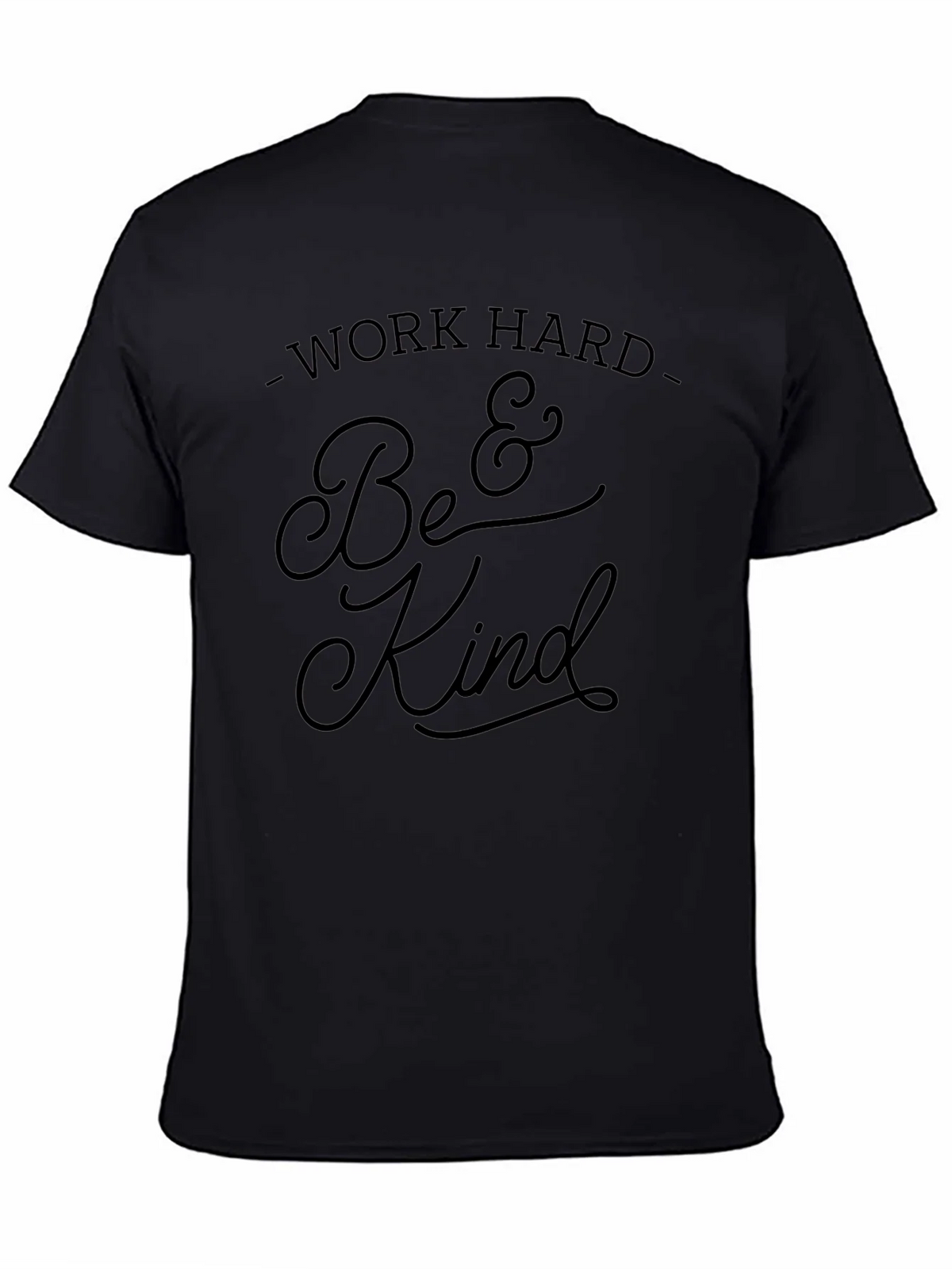 Work Hard & Be Kind Graphic Tee - Soft Cotton Blend product image 3