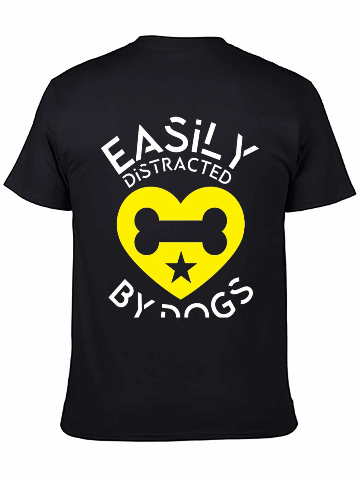 Easily Distracted By Dogs Graphic T-Shirt product image 3