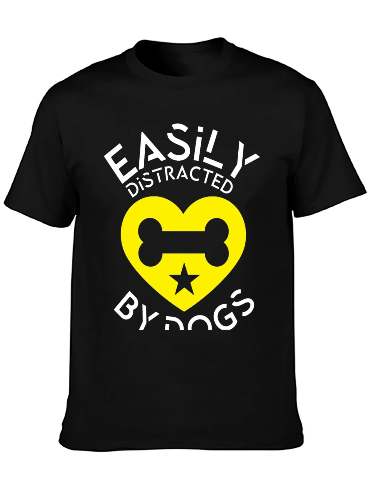 Easily Distracted By Dogs Graphic T-Shirt product image 2
