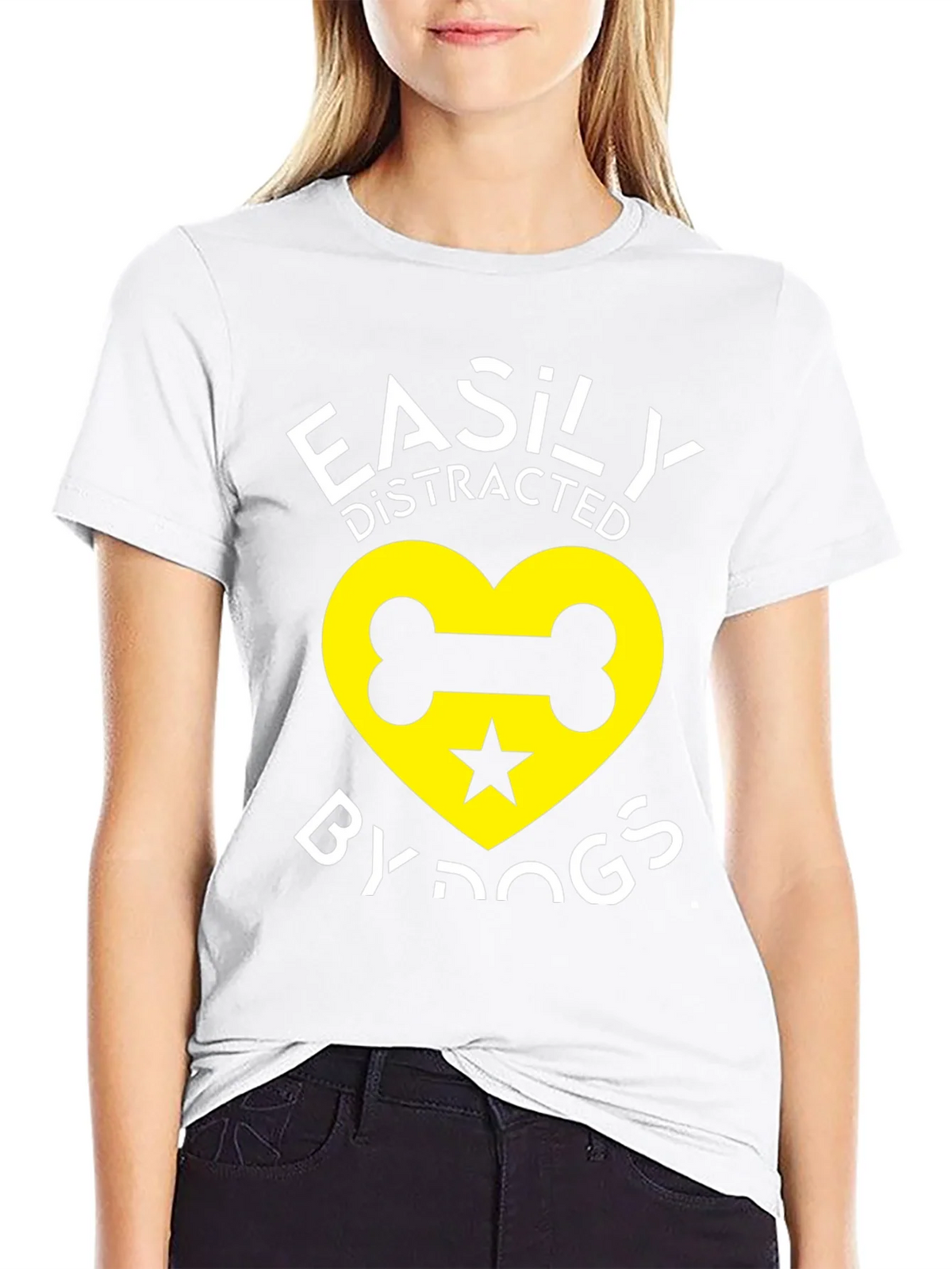 Easily Distracted By Dogs Graphic T-Shirt product image 7