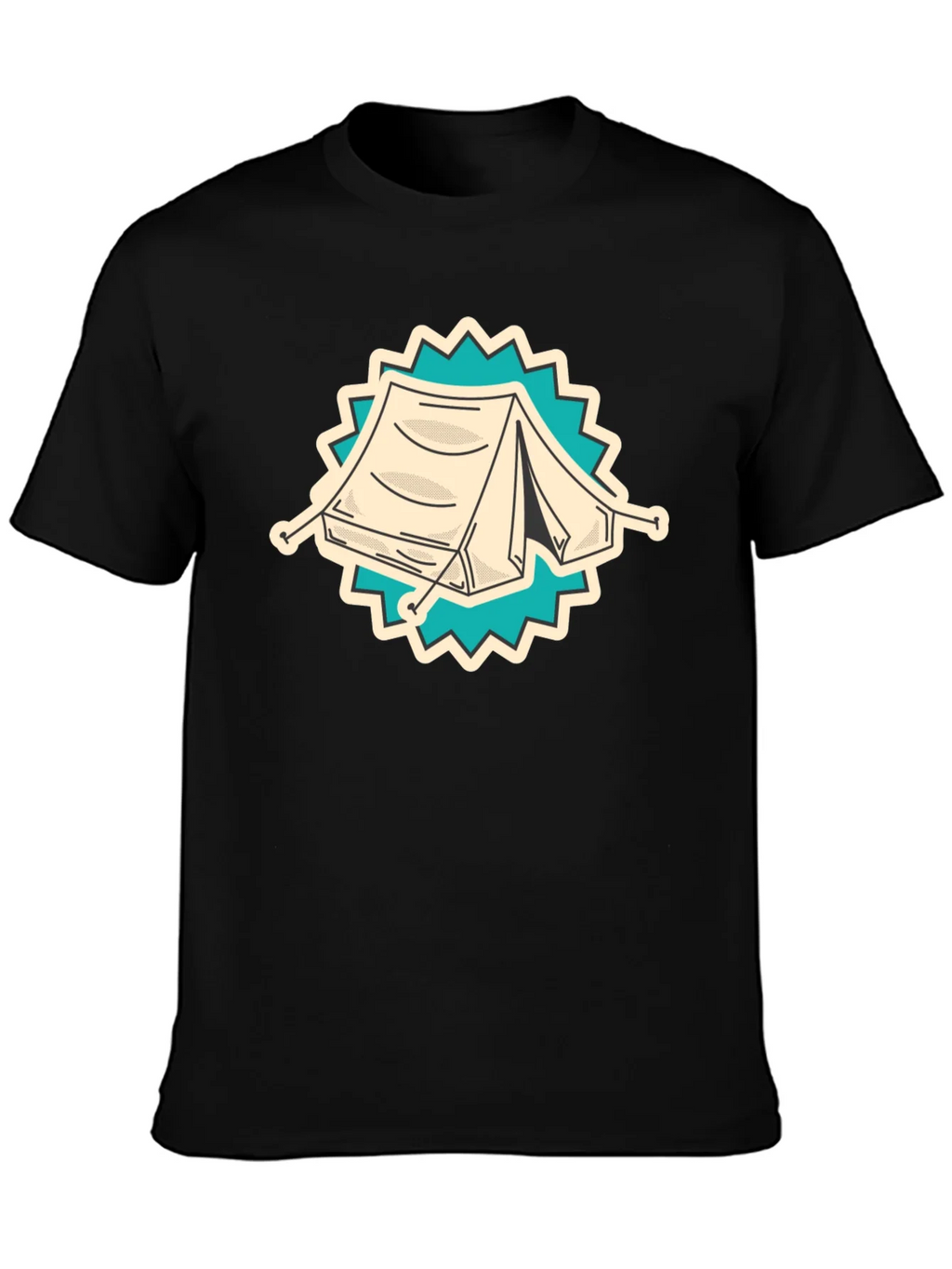 Camping Tent Graphic Tee - Adventure Ready Shirt product image 3