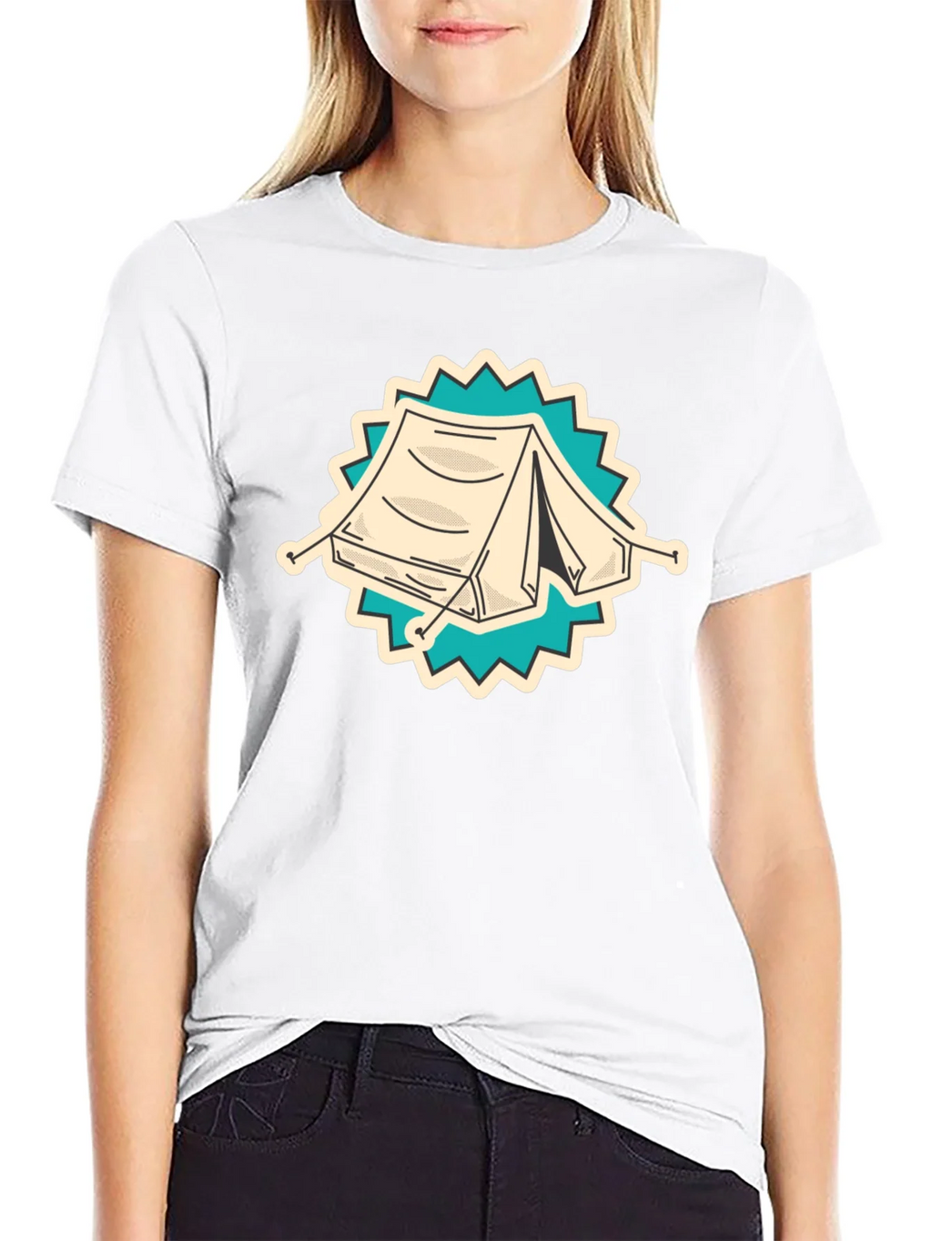 Camping Tent Graphic Tee - Adventure Ready Shirt product image 8