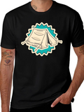 Camping Tent Graphic Tee - Adventure Ready Shirt product image 1