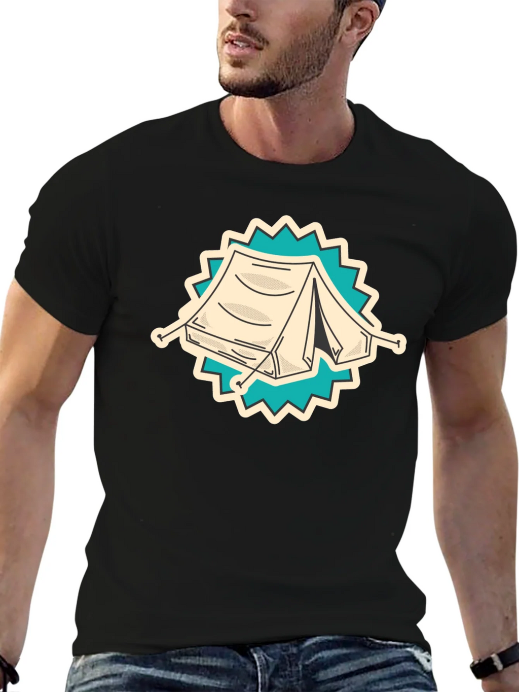 Camping Tent Graphic Tee - Adventure Ready Shirt product image 6