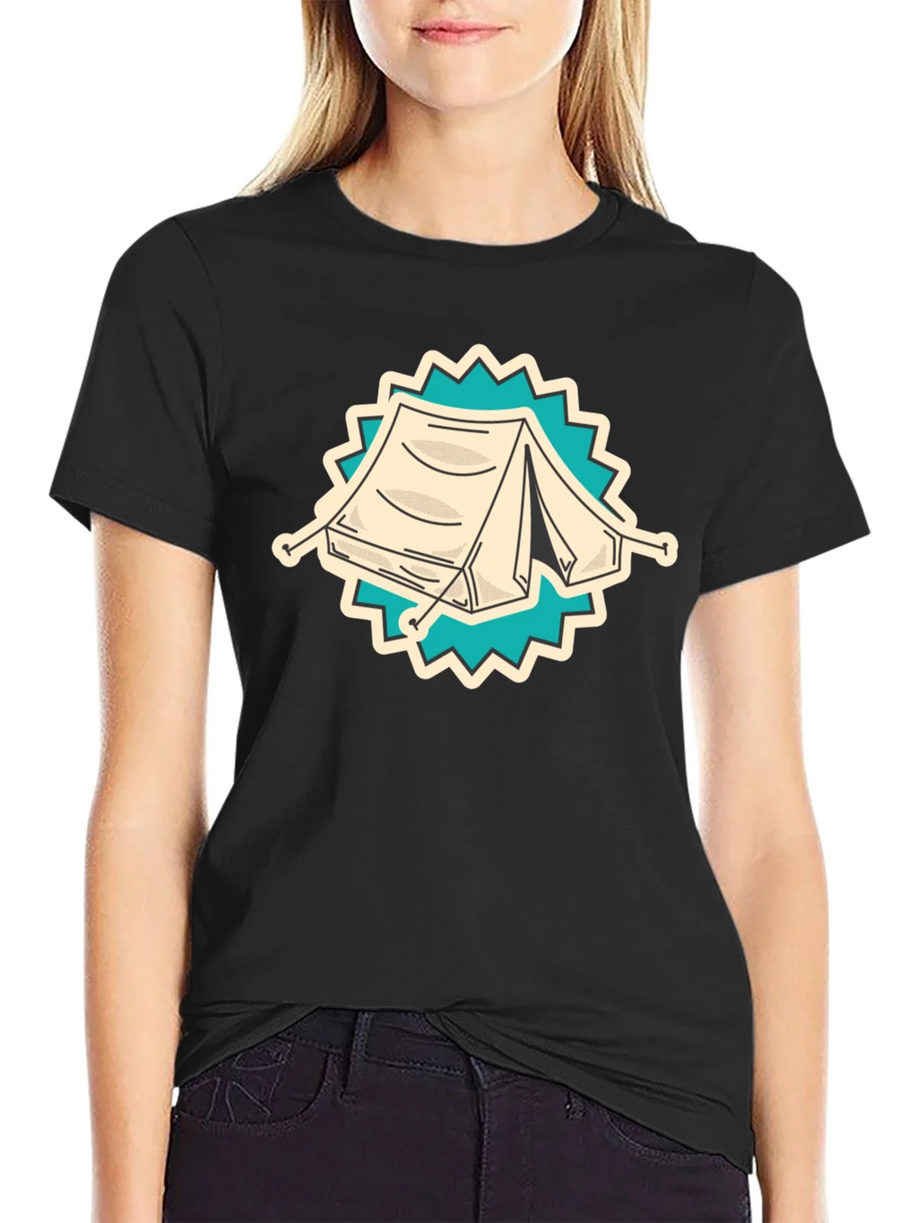 Camping Tent Graphic Tee - Adventure Ready Shirt product image 2