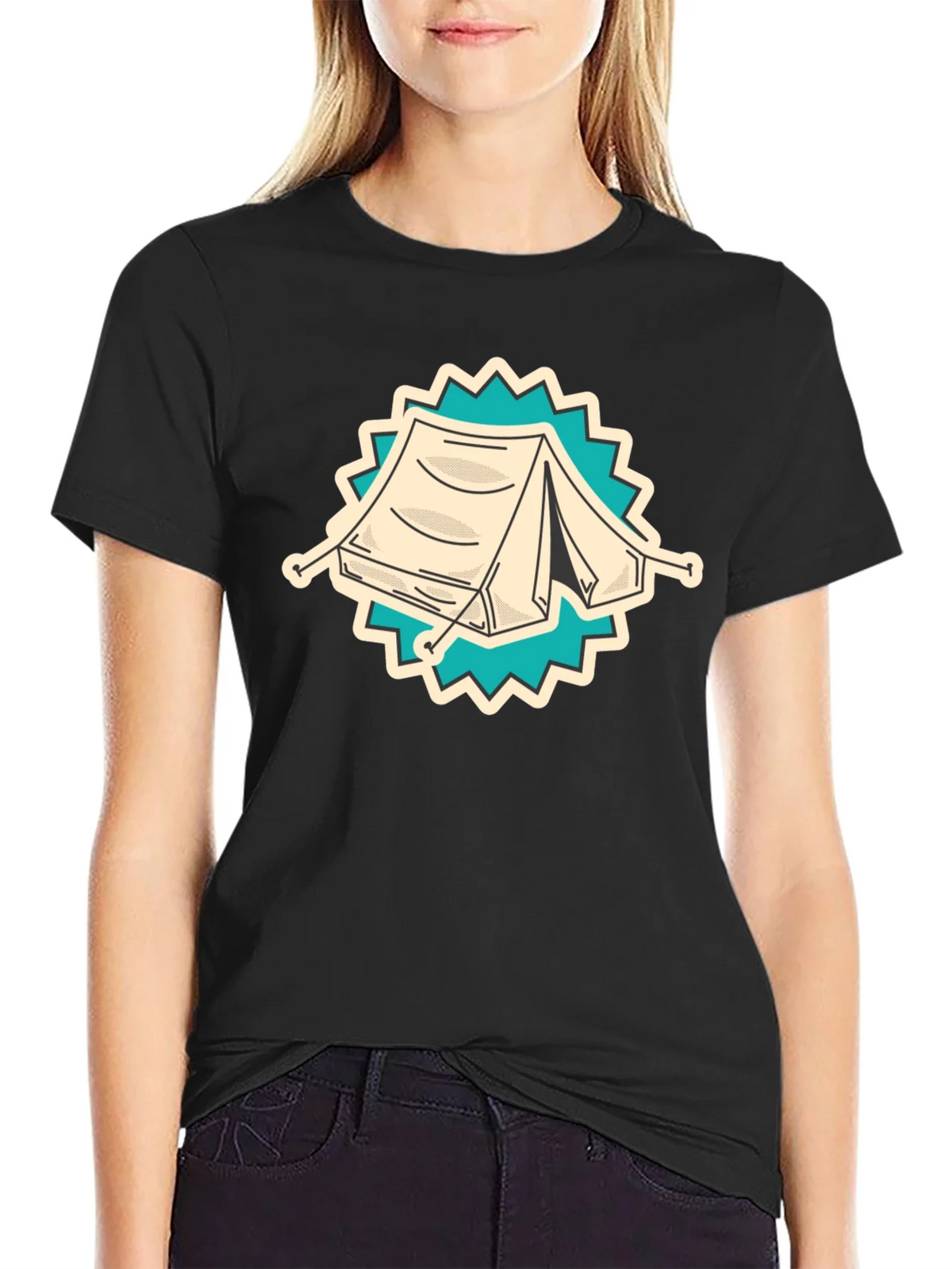 Camping Tent Graphic Tee - Adventure Ready Shirt product image 2