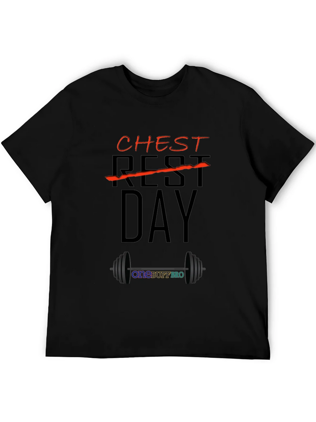 Chest Day T-Shirt - OneBuffBro Gym Apparel product image 5