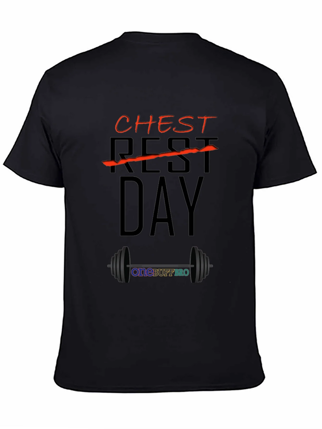 Chest Day T-Shirt - OneBuffBro Gym Apparel product image 4