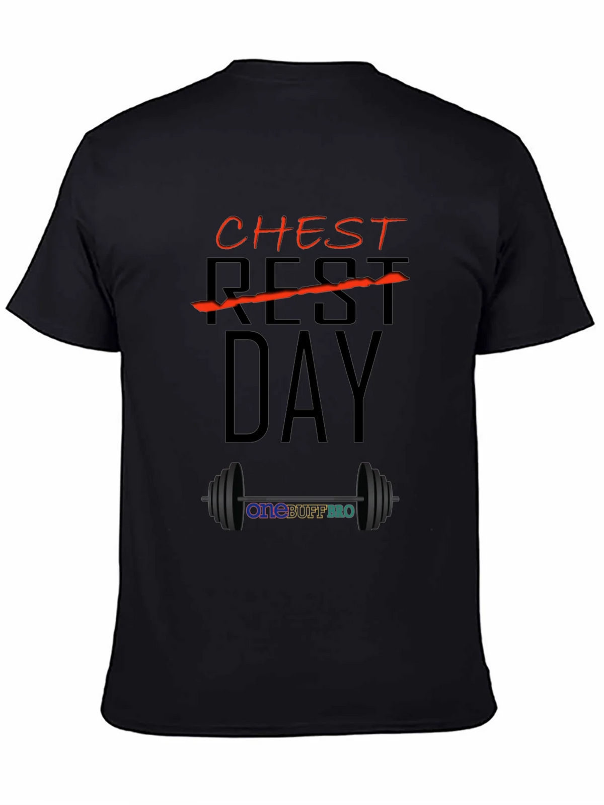 Chest Day T-Shirt - OneBuffBro Gym Apparel product image 4