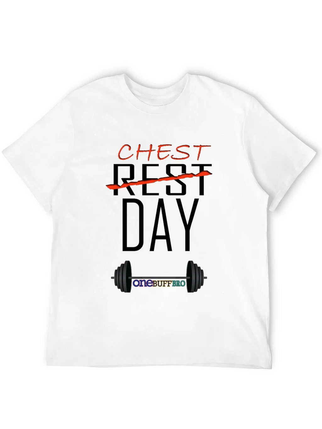 Chest Day T-Shirt - OneBuffBro Gym Apparel product image 9